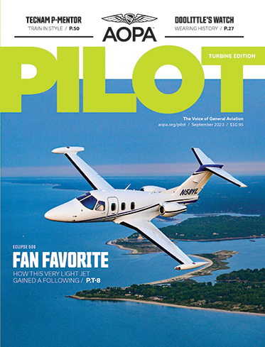 AOPA Pilot magazine September 2023